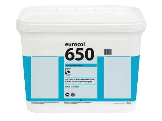 Дисперсионный контактный клей 650  EUROSTAR FASTCOL