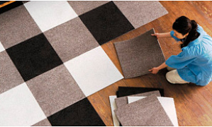 Что такое модульная ковровая плитка